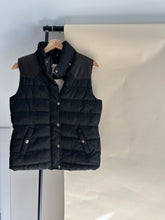 Load image into Gallery viewer, Puffer Vest with Faux Leather Detailing (Sized S/M)