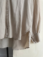 Load image into Gallery viewer, Gauzy Cotton Button Down (Sized S-L)