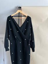 Load image into Gallery viewer, Vintage Faux Pearl Sweater Dress (Sized M/L)