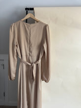 Load image into Gallery viewer, Puff Sleeve Tied Midi/Maxi Dress