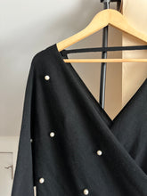 Load image into Gallery viewer, Vintage Faux Pearl Sweater Dress (Sized M/L)