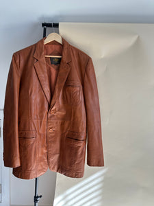 Vintage Leather Coat (Sized M/L)