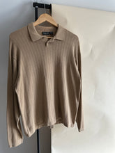 Load image into Gallery viewer, Vintage Ribbed Polo Sweater (Sized M-XL)