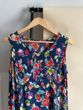 Load image into Gallery viewer, Vintage Gauzy Floral Dress (Sized L)