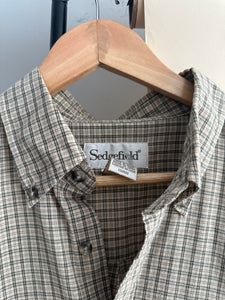 Vintage Plaid Boyfriend Button Down