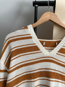 Striped Sweater Hoodie (Sized XXS/XS)