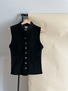Vintage Leather Sweater Vest (Sized M)
