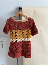 Load image into Gallery viewer, Vintage Handmade Crochet Top (Sized M)
