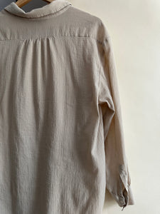 Gauzy Cotton Button Down (Sized S-L)