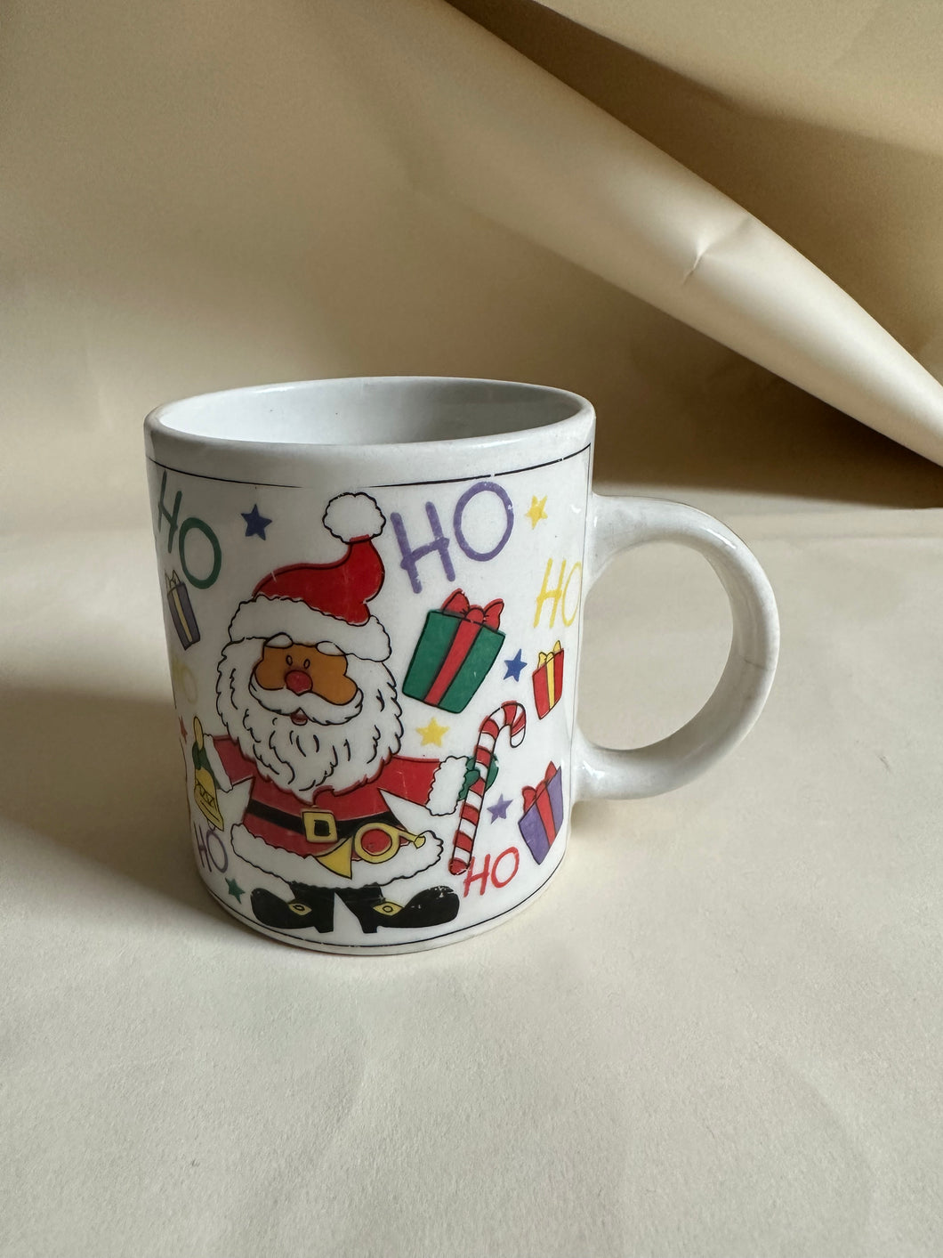 Vintage Christmas Mug - Ho Ho Ho