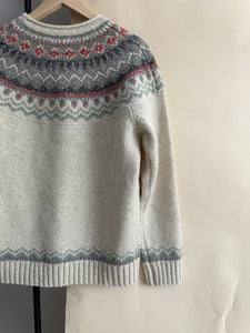 Fair Isle Wool Sweater (Sized XXS-S)