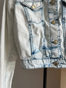 Vintage Cropped Denim Jacket (Sized S/M)