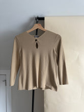 Load image into Gallery viewer, Vintage Micro-Ribbed Blouse (Size S)