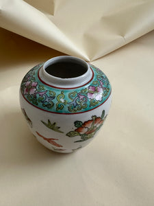 Vintage Hand Painted Ceramic Bud Vase