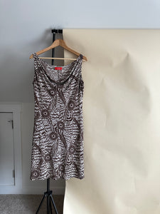 Vintage Cowl Neck Mini Dress (Sized S/M)