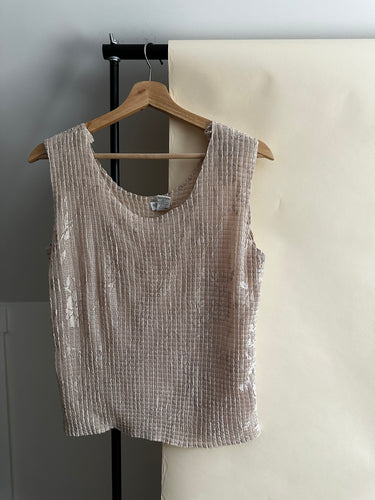 Vintage Bubble Ribbed Tank (Sized M/L)