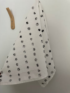 Hand Stamped Tea Towel (18”x28”)