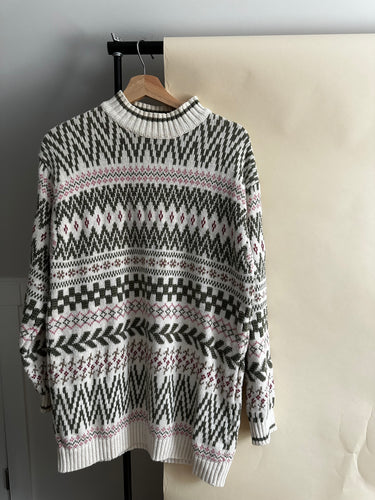 Vintage Knit Cotton Sweater (Sized M/L)