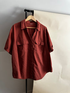 Boxy Cut Blouse (Sized M-XL)