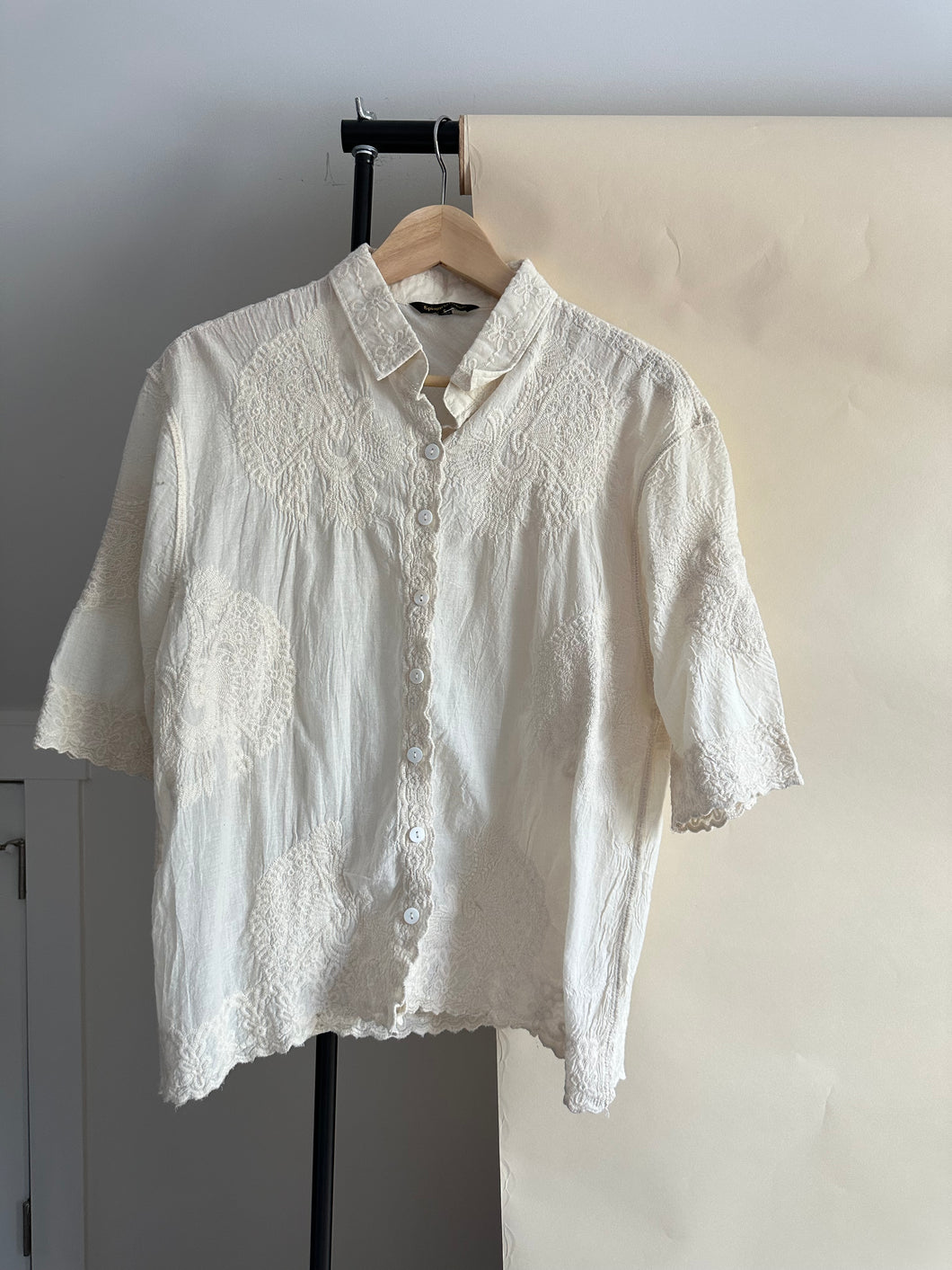 Cotton Embroidered Blouse