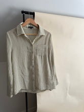 Load image into Gallery viewer, Sheer Ribbed Button Down (Sized S/M)