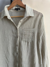 Load image into Gallery viewer, Sheer Ribbed Button Down (Sized S/M)