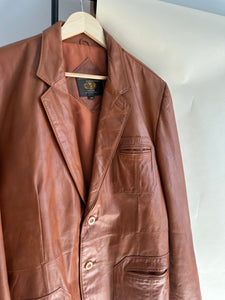 Vintage Leather Coat (Sized M/L)