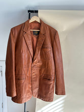 Load image into Gallery viewer, Vintage Leather Coat (Sized M/L)