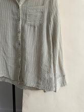 Load image into Gallery viewer, Sheer Ribbed Button Down (Sized S/M)