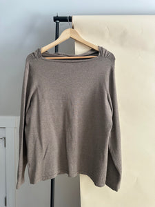 Silk Cowl Neck Blouse