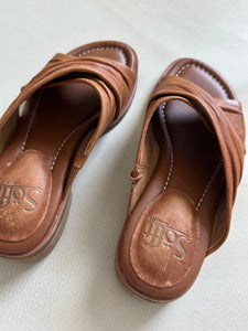 Leather Sandal Slides