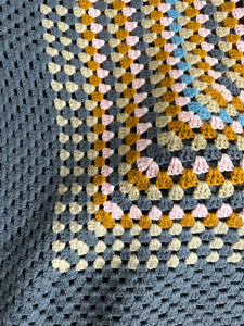 Vintage Handmade Crochet Blanket