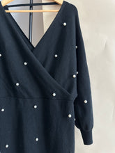 Load image into Gallery viewer, Vintage Faux Pearl Sweater Dress (Sized M/L)