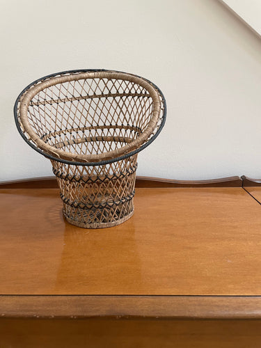 Vintage Woven Planter